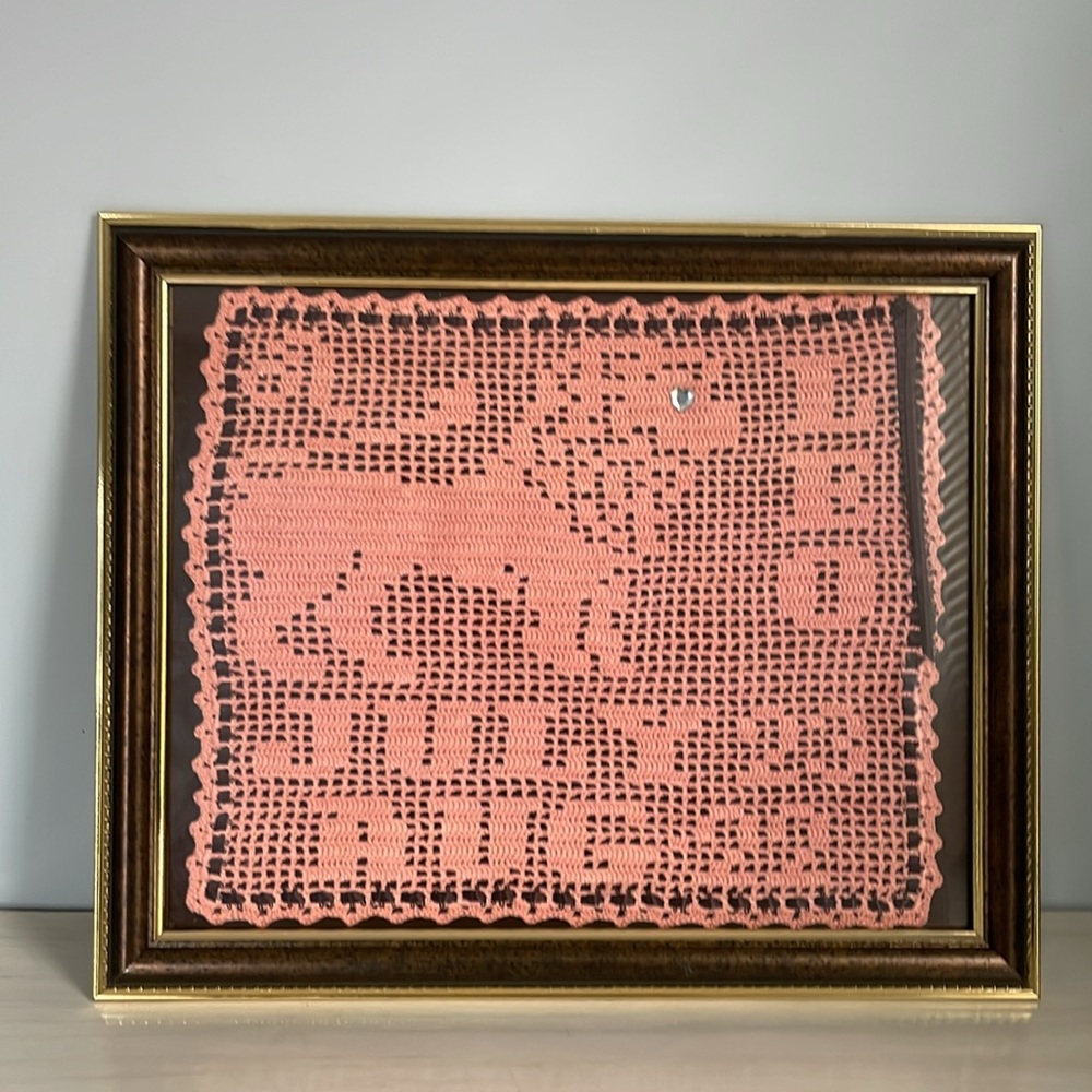 Leo Handmade Zodiac Crochet Wall Decor